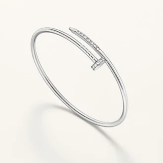 Bracelet Juste Un Clou, petit modèle, diamants sertis à l&rsquo;envers