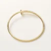 Bracelet Juste Un Clou, petit modèle, diamants sertis à l&rsquo;envers