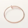 Bracelet Juste Un Clou, petit modèle, diamants sertis à l&rsquo;envers