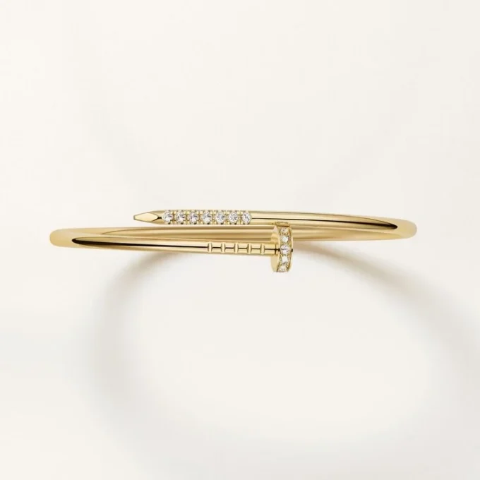 Bracelet Juste Un Clou, petit modèle, diamants sertis à l&rsquo;envers