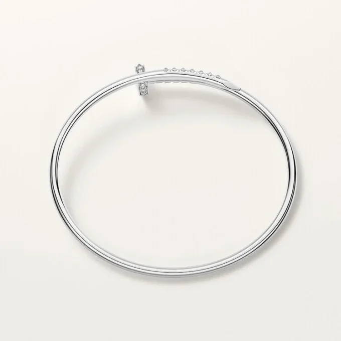 Bracelet Juste Un Clou, petit modèle, diamants sertis à l&rsquo;envers