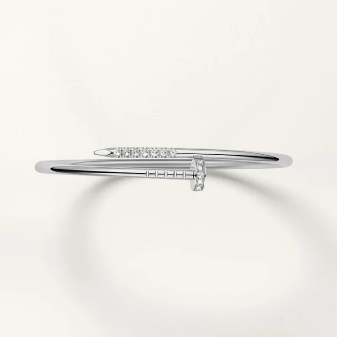 Bracelet Juste Un Clou, petit modèle, diamants sertis à l&rsquo;envers