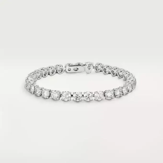 Bracelet Lignes Essentielles, diamants taille brillant