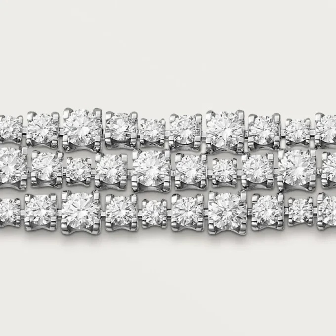 Bracelet Lignes Essentielles, diamants taille brillant