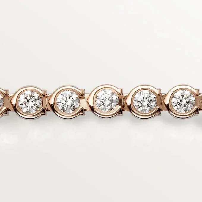 Bracelet Lignes Essentielles, diamants taille brillant