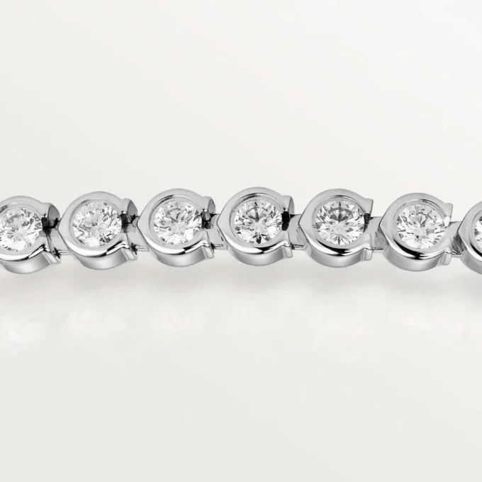 Bracelet Lignes Essentielles, diamants taille brillant