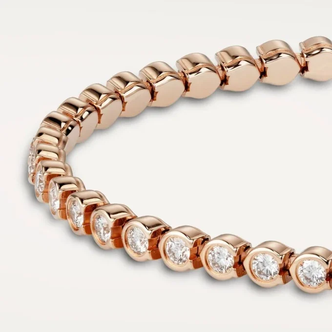 Bracelet Lignes Essentielles, diamants taille brillant