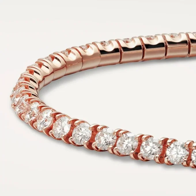 Bracelet Lignes Essentielles, diamants taille brillant