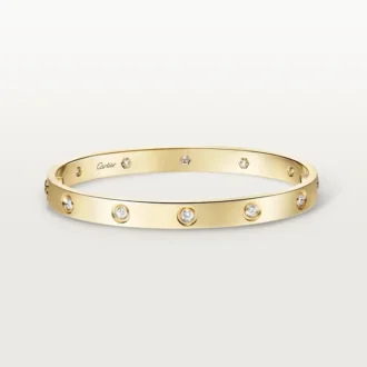 Bracelet Love, modèle classique, 10 diamants