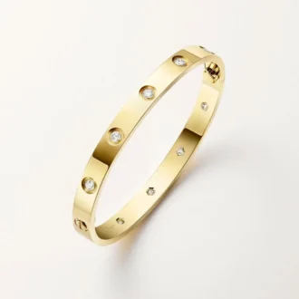 Bracelet Love, modèle classique, 10 diamants