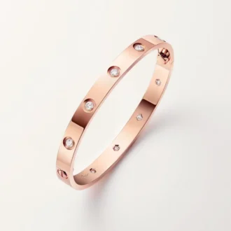Bracelet Love, modèle classique, 10 diamants
