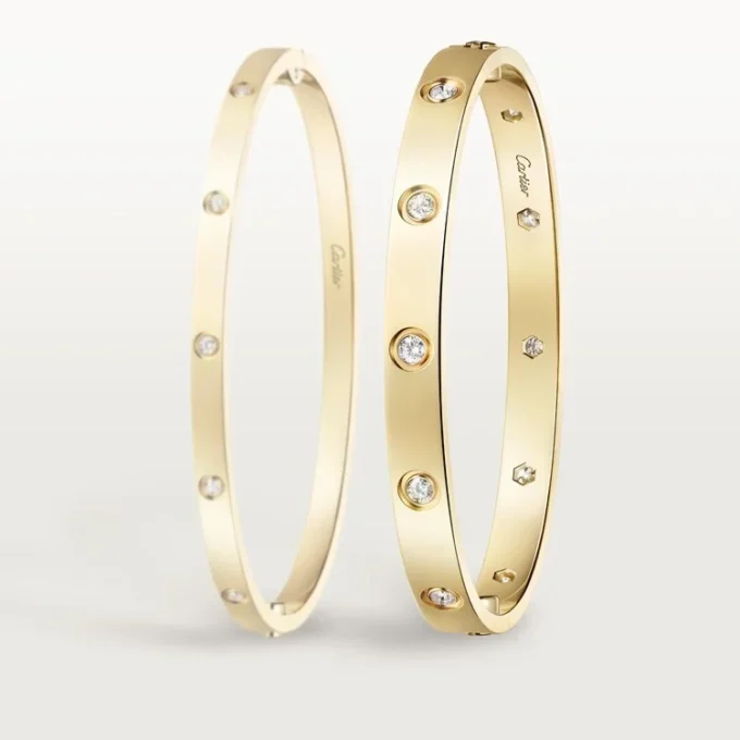 Bracelet Love, modèle classique, 10 diamants