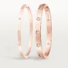 Bracelet Love, modèle classique, 10 diamants