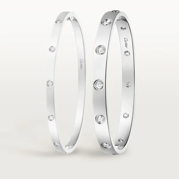 Bracelet Love, modèle classique, 10 diamants