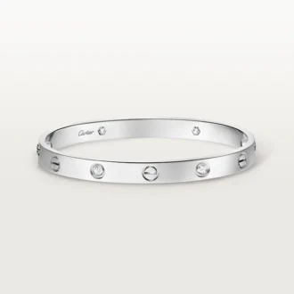 Bracelet Love, modèle classique, 4 diamants