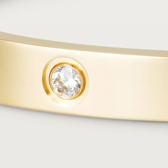 Bracelet Love, modèle classique, 4 diamants