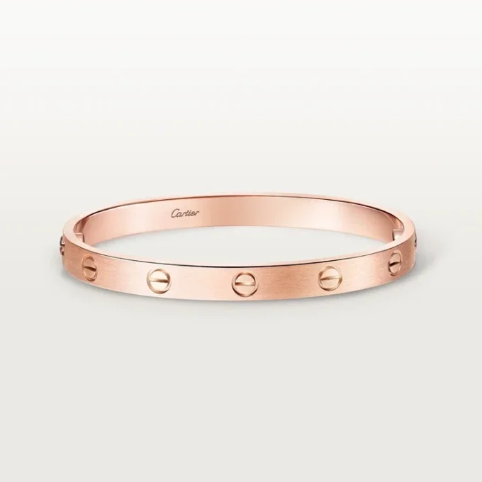 Bracelet Love, modèle classique, brossé