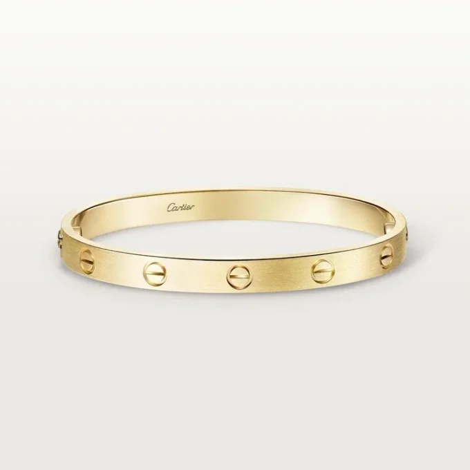Bracelet Love, modèle classique, brossé