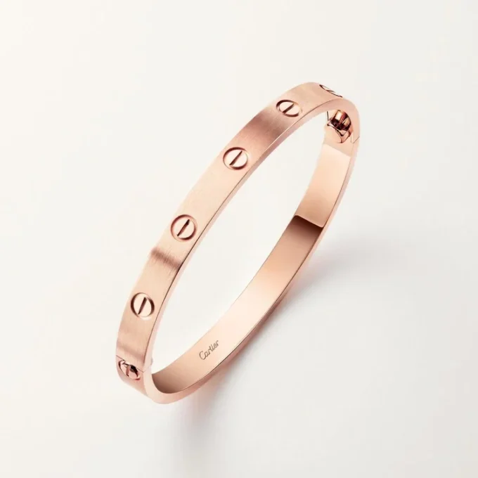 Bracelet Love, modèle classique, brossé