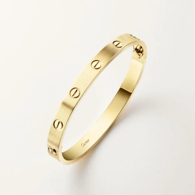 Bracelet Love, modèle classique, brossé