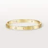 Bracelet Love, modèle classique, brossé, 4 diamants