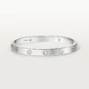 Bracelet Love, modèle classique, brossé, 4 diamants