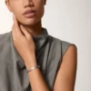 Bracelet Love, modèle classique, brossé, 4 diamants