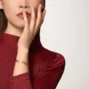 Bracelet Love, modèle classique, brossé, 4 diamants