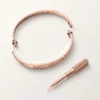 Bracelet Love, modèle classique, brossé, 4 diamants