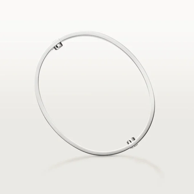 Bracelet Love, modèle classique, brossé, 4 diamants