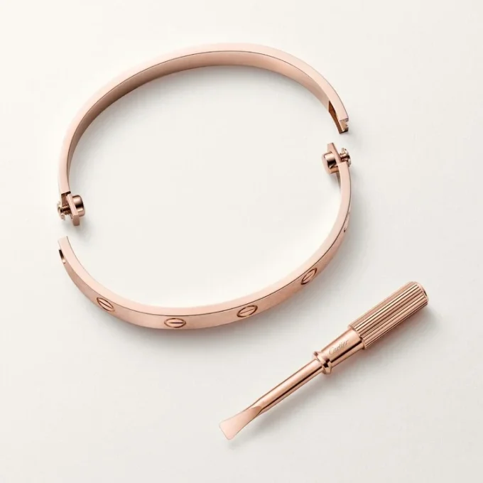 Bracelet Love, modèle classique, brossé