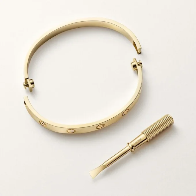 Bracelet Love, modèle classique, brossé