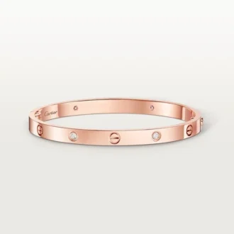 Bracelet Love, modèle moyen, 4 diamants