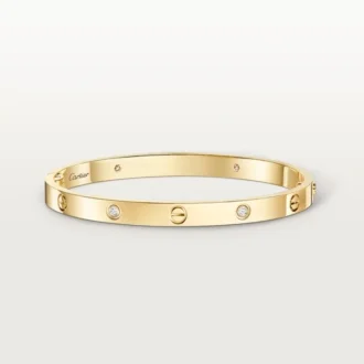 Bracelet Love, modèle moyen, 4 diamants