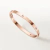 Bracelet Love, modèle moyen, 4 diamants