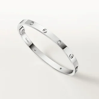 Bracelet Love, modèle moyen, 4 diamants