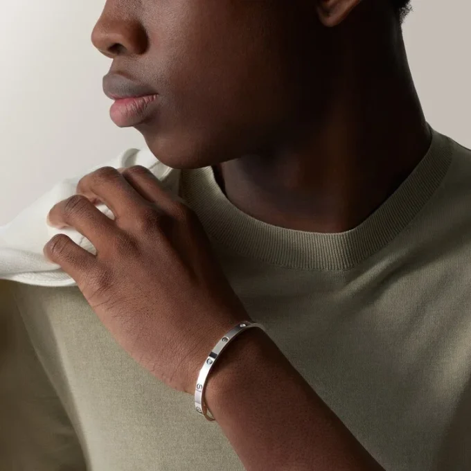 Bracelet Love, modèle moyen, 4 diamants