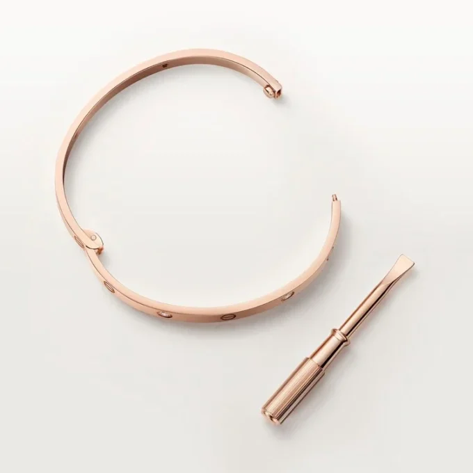 Bracelet Love, modèle moyen, 4 diamants