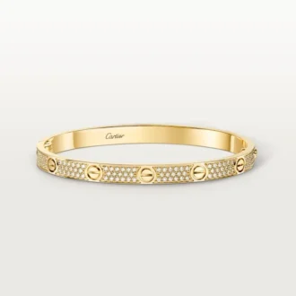 Bracelet Love, modèle moyen, pavé