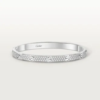 Bracelet Love, modèle moyen, pavé