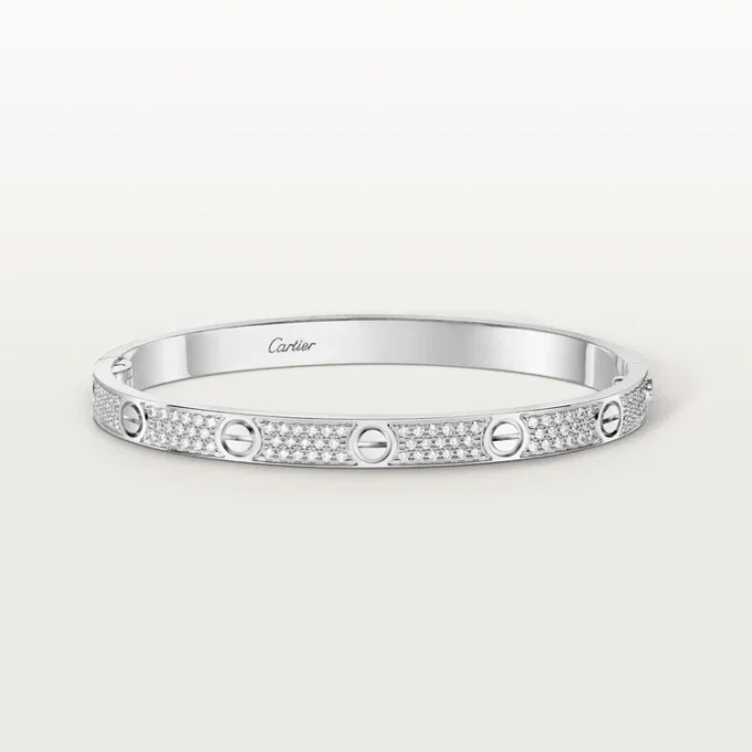 Bracelet Love, modèle moyen, pavé
