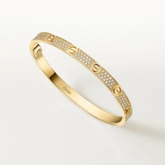 Bracelet Love, modèle moyen, pavé