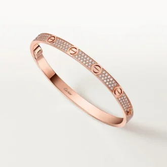 Bracelet Love, modèle moyen, pavé