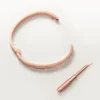 Bracelet Love, modèle moyen, pavé