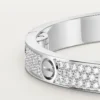 Bracelet Love, modèle moyen, pavé