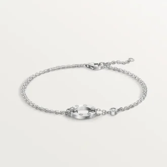 Bracelet Love – Or blanc, diamants – Cartier
