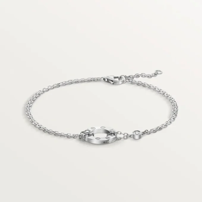 Bracelet Love – Or blanc, diamants – Cartier