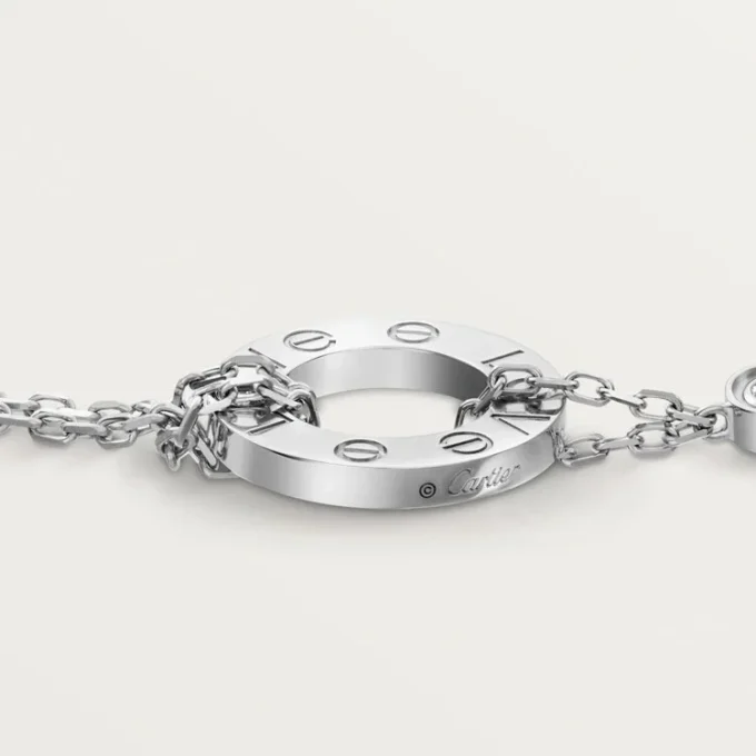 Bracelet Love – Or blanc, diamants – Cartier