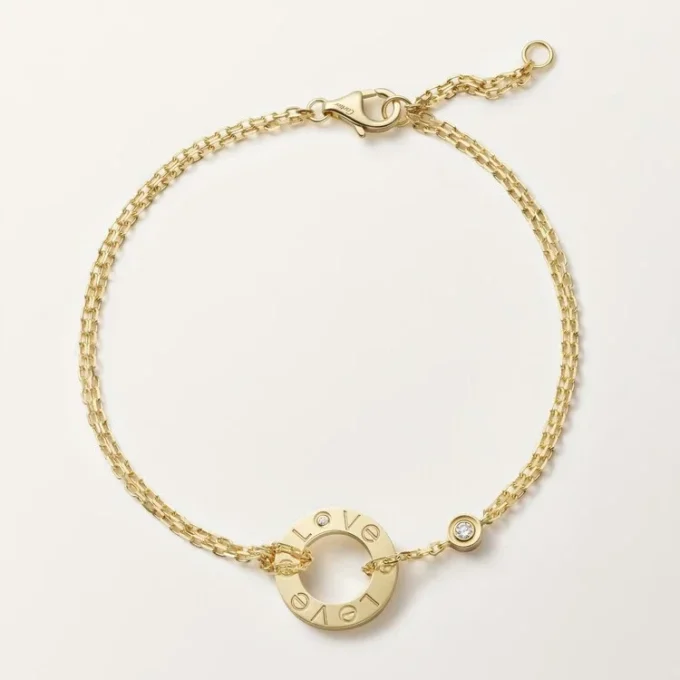 Bracelet Love – Or jaune, diamants – Cartier