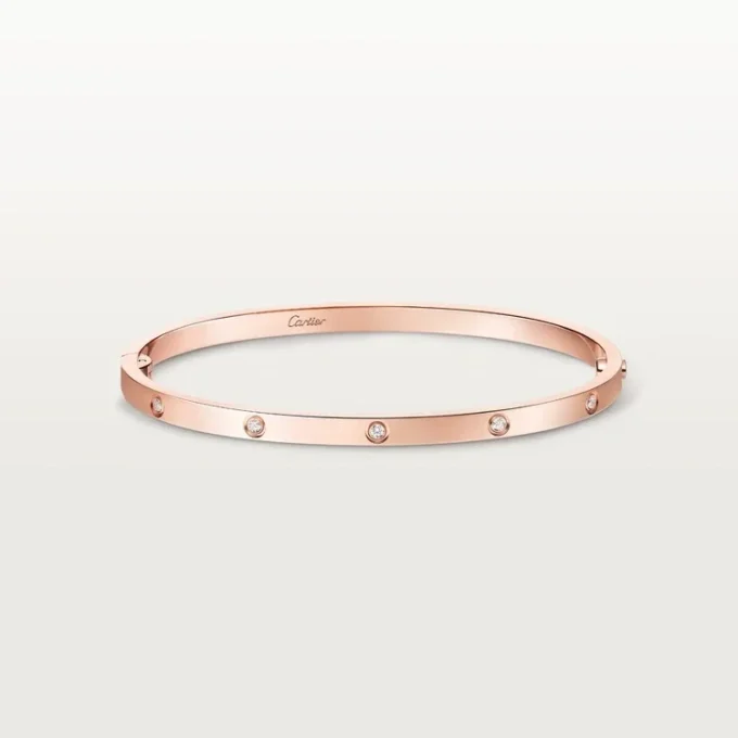 Bracelet Love, petit modèle, 10 diamants